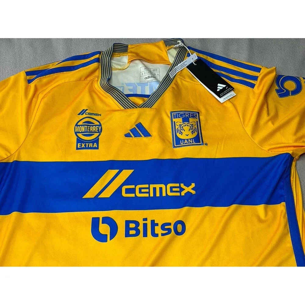 Adidas Tigres TUANL Soccer Jersey Men's Size XL New With Tags HS2030 Liga MX